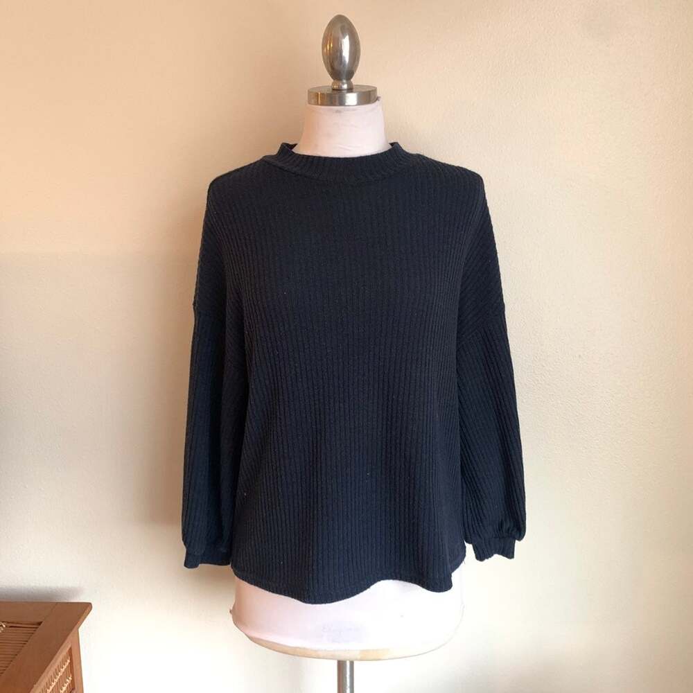 Sheer Navy Shein Cardigan Sweater